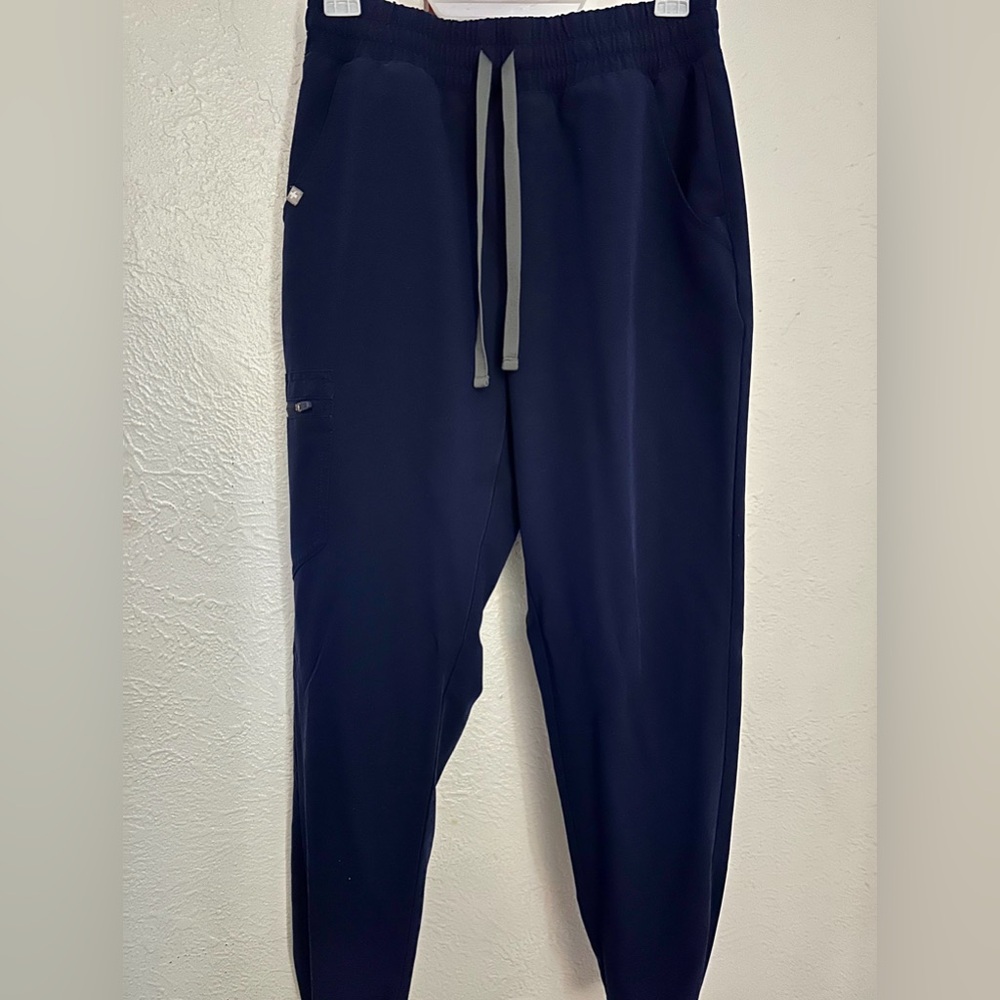 Figs High Wasited Zamora Joggers Navy